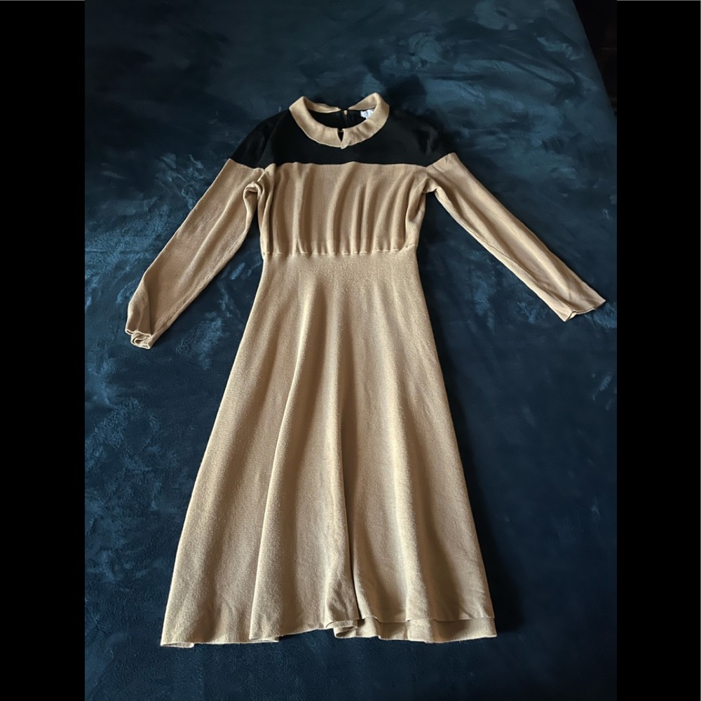New York & Company Camel Colored Dress in Size XL!